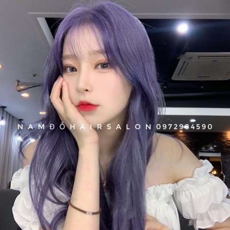 Màu Tím Khói, Địa Chỉ Nhuộm Tóc Đẹp Uy Tín Giá Rẻ Hoài Đức - Nam Đỗ Hair Salon