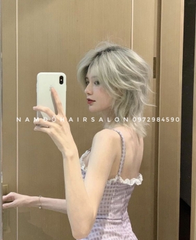 Màu Khói Xanh, Địa Chỉ Nhuộm Tóc Uy Tín Giá Rẻ Hoài Đức - Nam Đỗ Hair Salon