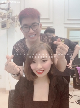 Xoăn hippie cho nàng mái bay, học nghề tóc tiệp nguyễn