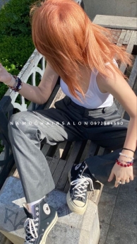 Màu Cam, Địa Chỉ Nhuộm Tóc Uy Tín Giá Rẻ Hoài Đức - Nam Đỗ Hair Salon