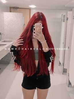 Màu Hồng Phấn, Địa Chỉ Nhuộm Tóc Đẹp Giá Rẻ Hoài Đức - Nam Đỗ Hair Salon