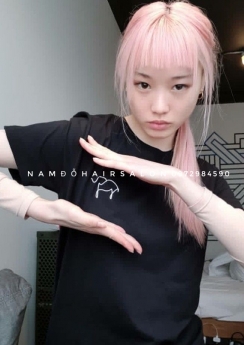 Màu Đỏ Hồng, Địa Chỉ Nhuộm Tóc Đẹp Giá Rẻ Hoài Đức - Nam Đỗ Hair Salon