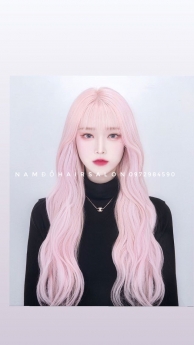 Màu Hồng Trà Sữa, Địa Chỉ Nhuộm Tóc Đẹp Giá Rẻ Hoài Đức - Nam Đỗ Hair Salon