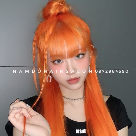 Màu Hồng Phấn, Địa Chỉ Nhuộm Tóc Đẹp Giá Rẻ Hoài Đức - Nam Đỗ Hair Salon