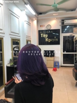 Học tóc, xoăn hippie cho nữ mặt tròn cá tính tiệp nguyễn