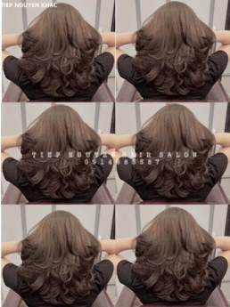 Tóc hippie xoăn tự nhiên cho nữ, học tóc tiệp nguyễn