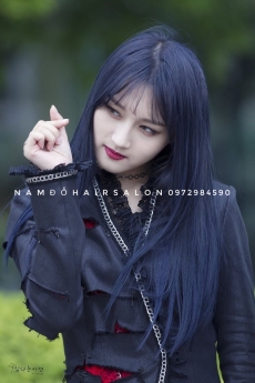 Màu Xanh Bule,Đại Chỉ Nhuộm Tóc Đẹp Uy Tín Giá Rẻ Hoài Đức - Nam Đỗ Hair Salon