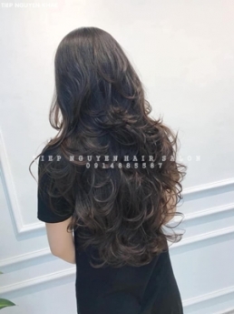 Học nghề tóc, uốn xoăn hippie style độc đáo tiệp nguyễn