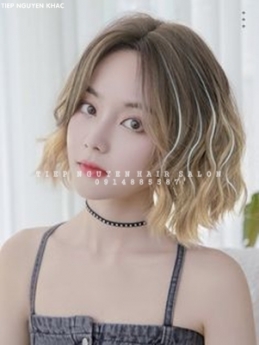 Hippie xoăn ngang vai, học nghề tóc - tiệp nguyễn hair