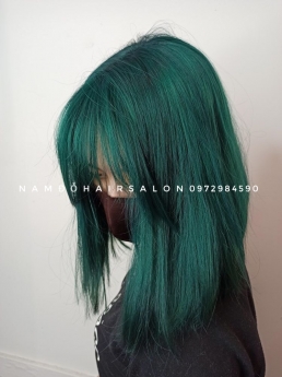 Màu Xanh Lá, Địa Chỉ Nhuộm Tóc Uy Tín Giá Rẻ Hoài Đức - Nam Đỗ Hair Salon