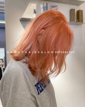 Màu Cam, Địa Chỉ Nhuộm Tóc Uy Tín Giá Rẻ Hoài Đức - Nam Đỗ Hair Salon