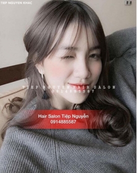 Học nghề tóc, uốn xoăn hippie đẹp uy tín hà nội tiệp nguyễn