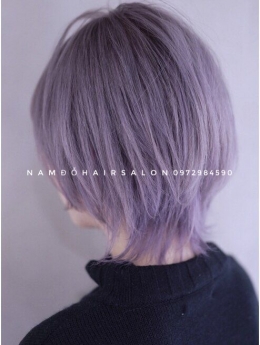 Màu Khói Xanh,Địa Chỉ Nhuộm Tóc Đẹp Giá Rẻ Hoài Đức - Nam Đỗ Hair Salon