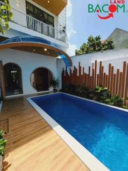 Siêu phẩm nhà phố, p Trảng Dài, Biên Hoà, hồ bơi,150m2 SHR, thổ cư, đường xe ô tô.