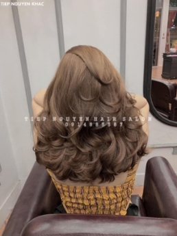 Hippie xoăn bồng bềnh tự nhiên cho nàng, học tóc tiệp nguyễn