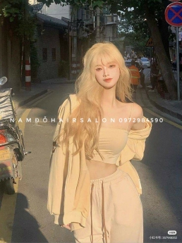 Màu Hồng Trà Sữa, Địa Chỉ Nhuộm Tóc Đẹp Giá Rẻ Hoài Đức - Nam Đỗ Hair Salon