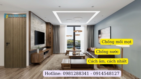 Cửa nhựa gỗ composite tại quận 6 - Báo giá cửa nhựa giá rẻ