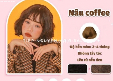 Học nghề tóc, xoăn hippie tự nhiên phong cách thời thượng.