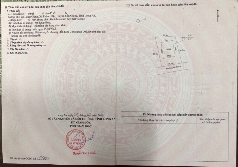 Sở Hữu Ngay Lô Đất Đẹp Vị Trí Đắc Địa Tại Xã Phước Hậu, Huyện Cần Giuộc, Long An