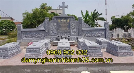 MỘ CÔNG GIÁO ĐÁ XANH ĐẸP NHẤT - ĐÁ MỸ NGHỆ NINH BÌNH 35