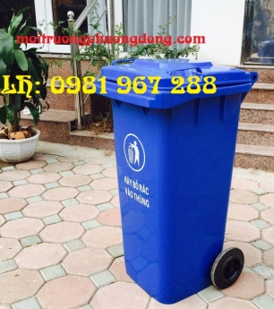 Địa chỉ cung cấp thùng rác 240 lít màu dương