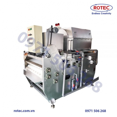 Máy ép bùn băng tải Rotec Việt Nam