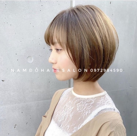 Cắt Tóc Bob Mái Lệch , Địa Chỉ Uốn Tóc Đẹp Giá Rẻ Hoài Đức - Nam Đỗ Hair Salon