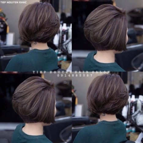 Học tóc, uốn xoăn hippie tự nhiên cho nữ mái chéo.