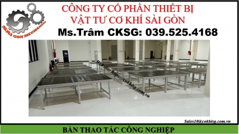 Bàn thao tác sắt sơn tĩnh điện