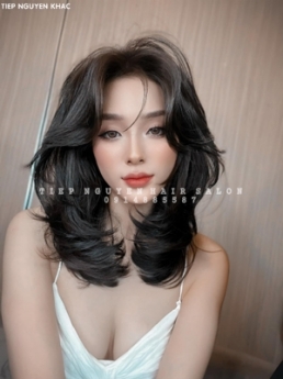 Xoăn hippie tự nhiên cho nữ, học nghề tóc.