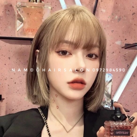 Cắt Tóc Ngang Vuông, Địa Chỉ Uốn Cụp Phồng Uy Tín Giá Rẻ Hoài Đức - Nam Đỗ Hair Salon