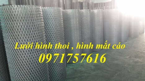 lưới thép hình thoi ,lưới dập giãn giá tốt