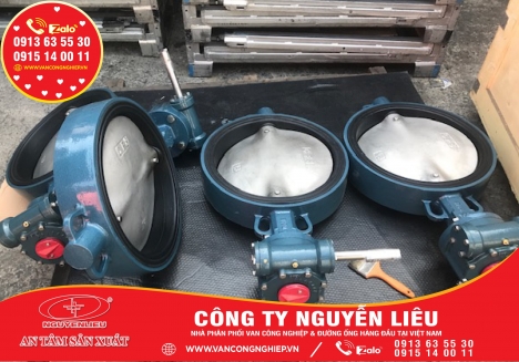VAN BƯỚM| Van bướm gang tay gạt, van bướm thép, van bướm điều khiển khí nén