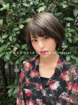 Cắt Tóc Bob Mái Lệch , Địa Chỉ Uốn Tóc Đẹp Giá Rẻ Hoài Đức - Nam Đỗ Hair Salon
