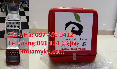 thùng giao trà sữa, thùng giao tiếp thị, Thùng ship hàng, thùng chở hàng, Thùng vận chuyển, thùng ch