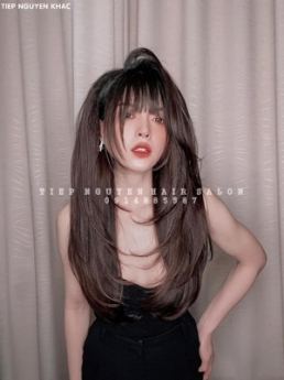 Học nghề tóc, xoăn hippie tự nhiên cho nàng.