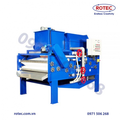 Máy ép bùn băng tải Rotec Việt Nam