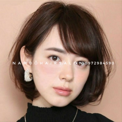 Cắt Tóc Bob Mái Lệch , Địa Chỉ Uốn Tóc Đẹp Giá Rẻ Hoài Đức - Nam Đỗ Hair Salon