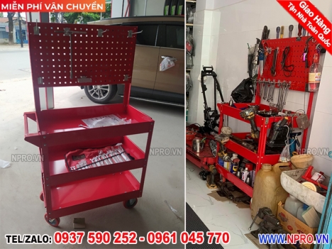 Kệ đựng đồ nghề treo dụng cụ loại 3 ngăn