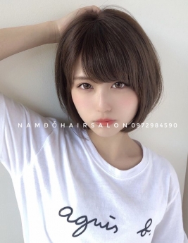 Cắt Tóc Bob Mái Lệch , Địa Chỉ Uốn Tóc Đẹp Giá Rẻ Hoài Đức - Nam Đỗ Hair Salon