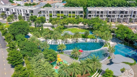 Xuất hiện khu nhà phố biệt lập đẹp như Resort tại Bình Dương, có thể tham quan dự án thực tế
