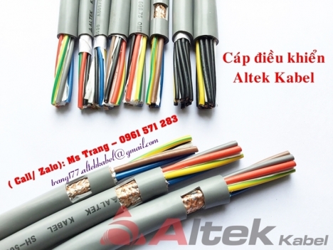 Cáp điều khiển từ 2 đến 30 lõi hàng nhập khẩu