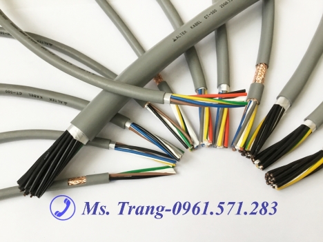 Cáp điều khiển từ 2 đến 30 lõi hàng nhập khẩu