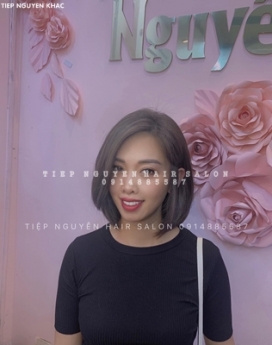 Xoăn lơi uốn xoăn bồng bềnh tự nhiên cho nữ cá tính, tiệp nguyễn.