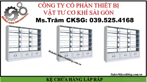 KỆ CHỨA HÀNG LẮP RÁP GIÁ TỐT TẠI XƯỞNG