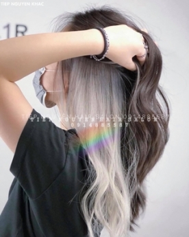 xoăn lơi ngang lưng, uốn xoăn tự nhiên bồng bềnh cuốn hút, tiệp nguyễn.