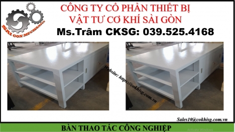 Bàn thao tác công nghiệp giá rẻ tại xưởng