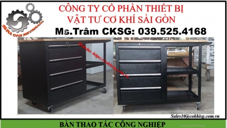 Bàn thao tác sắc sơn tĩnh điện