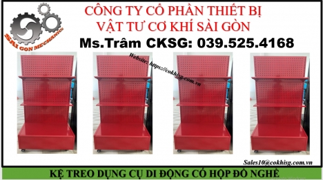 KỆ TREO DỤNG CỤ DI ĐỘNG CÓ HỘP ĐỒ NGHỀ