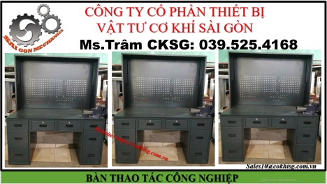 BÀN THAO TÁC SẮC SƠN TĨNH ĐIỆN CÔNG NGHIỆP TẠI XƯỞNG